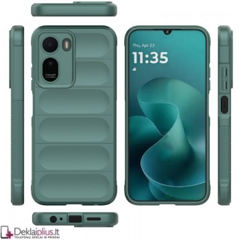 Magic Shield guminis dėklas - žalias (Xiaomi Redmi A7 Pro)